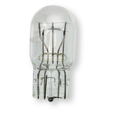 Lámpara casquillo vidrio 12V- 21/5W, W3 x 16d